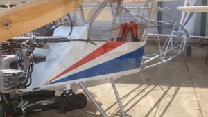 F23, HIrth F23, twin cylinder, boxer style, 50 HP, 2 stroke Hirth aircraft engine
