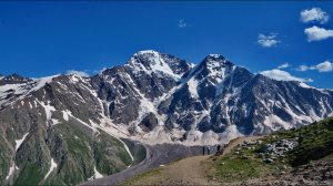 Подъем и спуск на канатной дороге Чегет, 4К