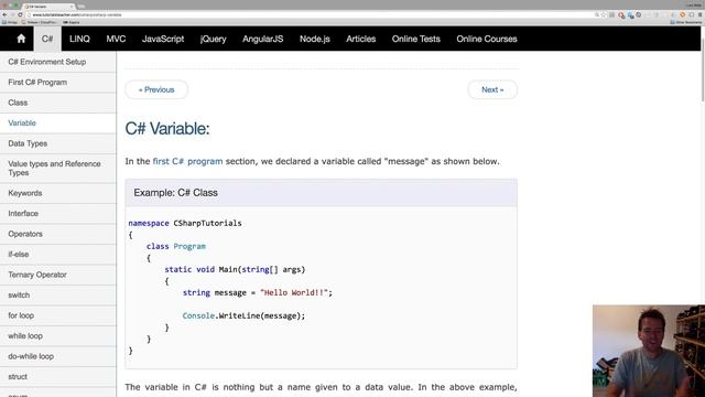 What is C# Variables смотреть онлайн