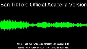 Ban TikTok Lorax Parody [Official Acapella Version] (+Bonuses)