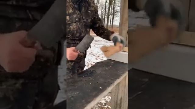 КОВАННАЯ ТЯПКА ДЛЯ МЯСА РУЧНОЙ РАБОТЫ ⚔️‼️ смотреть онлайн