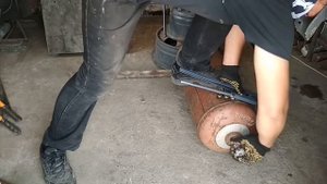 Как открутить кран (вентиль) с газового баллона. 10 СПОСОБОВ !!!