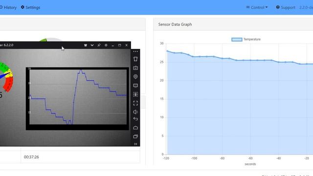 WIFI Термометр + KaScada смотреть онлайн