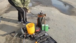 #7 Iveco Daily:Замена ступицы Ивеко Дэйли в полевых условиях 4 часть