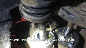 Mitsubishi l200 gear stick removal