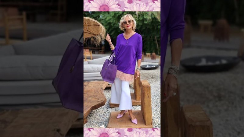 Капри для женщин 55-60 лет/Capris for women 55-60 #styleover50 #styleover60