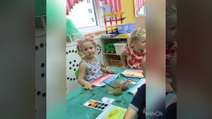 Рисование в средней группе.Осень