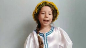 Виктория Гусейнова, стихотворение А. Прокофьева "Люблю берёзку русскую..."