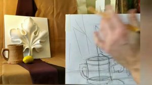 Рисунок "гипсовый орнамент"