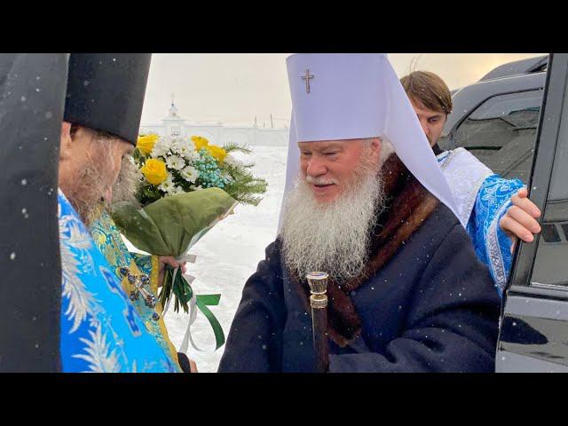 Престольный праздник в Знаменском храме Спасо Преображенской обители