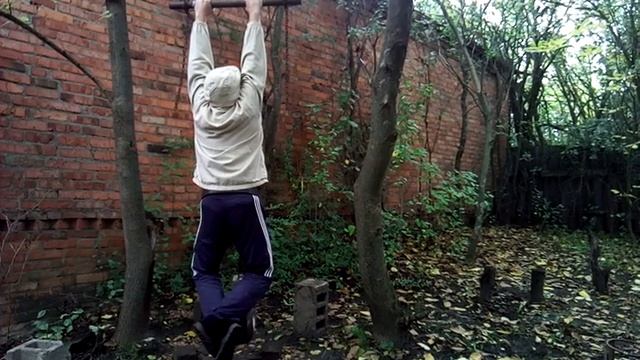 Вис на крутящимся турнике диаметром 50мм с +24кг свой вес 107кг общий 131кг, 1 минута 3 секунды смотреть онлайн