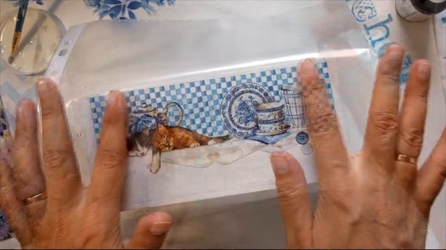Майстер-клас по декупажу коробочки для чаю