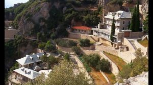 Афон.Спаси Боже люди твоя...Песнопения афонских монахов. Holy mountain Athos.