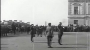 Кинохроника 1919 г. Адмирал А.В. Колчак и чехословацкий корпус