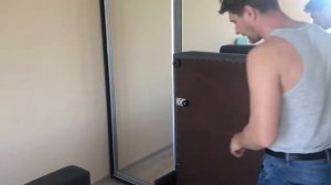 Распаковка обзор диван раскладной механизм ножницы