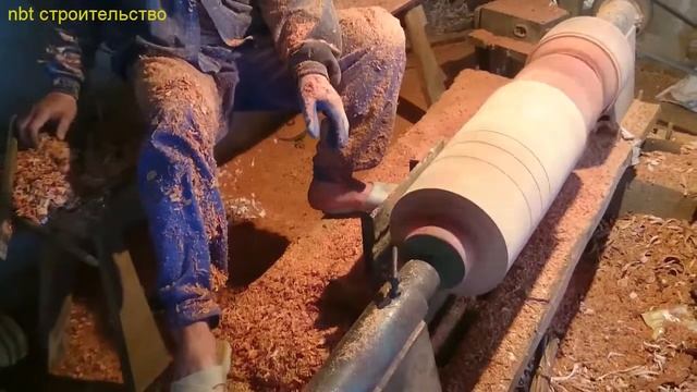 Удивительная экстремальная техника Деревообработка - Изготовление деревянных столов смотреть онлайн