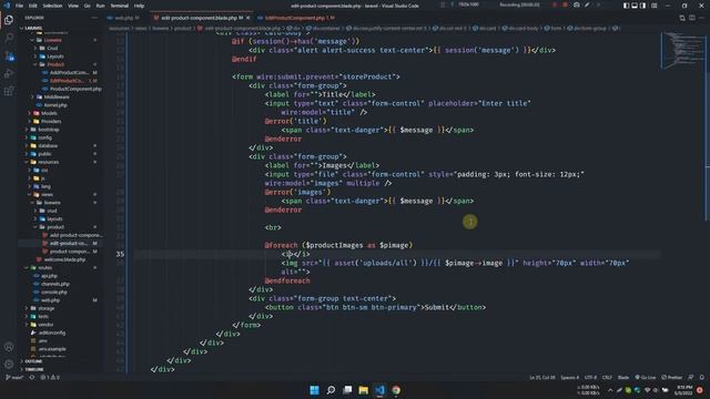 Laravel Livewire Multiple Image Upload | Part-02 | Edit multiple images for a single product