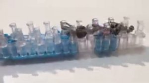 Как сплести УСЫ 3d, из резиночек rainbow loom, урок 20