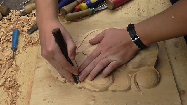 маска жрицы из дерева, резьба по дереву смотреть онлайн