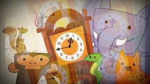 Hickory dickory dock | Super Simple Song | Elephant 🐘 Scene