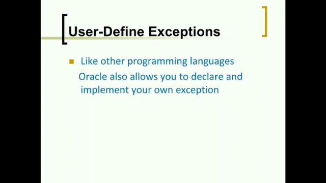 ORACLE PL/SQL || Exception handling for bigginers