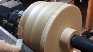 Точёная ваза для фруктов из сегментов дуба своими руками.