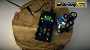 Какие аккумуляторы можно заряжать в Armytek Uni C2?