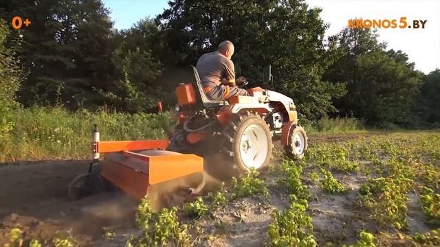 Обзор: Мини-трактора Кентавр Т-15 и Т-18 (Toyokawa) с плугом и почвофрезой в работе смотреть онлайн