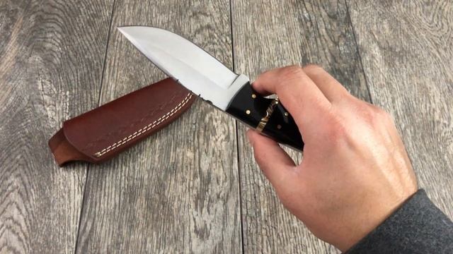 Ash CS35 Handmade Hunting Skinner Bushcraft Knife 440c steel 8 5 inches