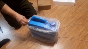 дизельный фен в пластиковом корпусе .распаковка .