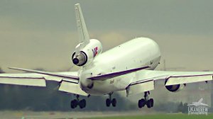 Такое больше не увидишь. Самолёт из прошлого. DC-10 в Шереметьево.