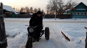 Мото блок с модулем