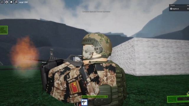 Roblox Chinese Special Forces Operator (PLA) (Avatar Build) смотреть онлайн