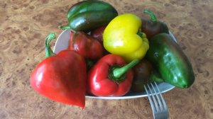 Болгарский перец целиком. Просто, быстро, вкусно!
