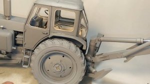 Грунтовка бумажной модели ЭО-2621