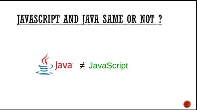 JavaScript and Java Same or Not? смотреть онлайн