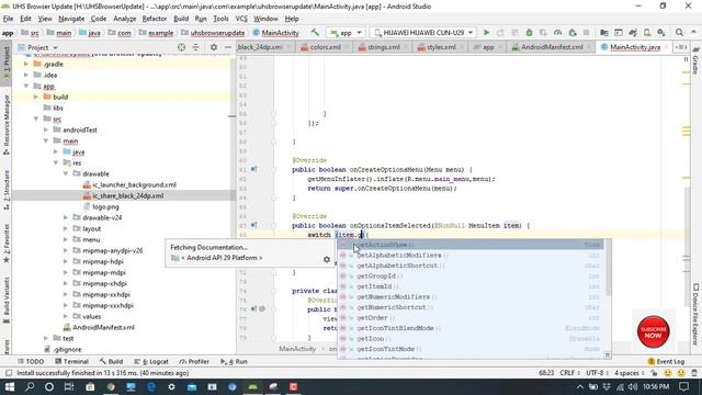 How to Add Share Button icon in android studio by usman teach software смотреть онлайн
