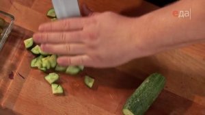 Ежики в томатном соусе с огуречным салатом | Мясо. От филе до фарша