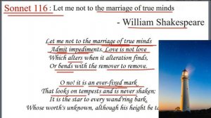 Sonnet 116 by William Shakespeare in Hindi | Let me not to the marriage of true minds