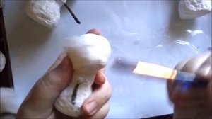 СНЕГОВИК ИЗ ВАТЫ / cotton wool snowman