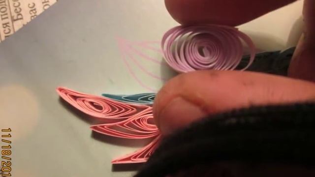 Колибри- квиллинг панно. часть3 смотреть онлайн