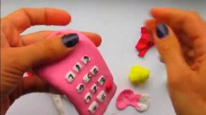 Школьные принадлежности  из легкого пластилина. Легкий пластилин видео для детей.