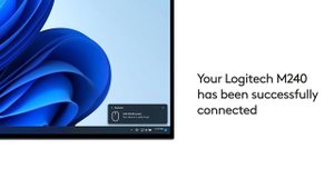 Connecting your Logitech M240 Silent Bluetooth Mouse to a PC via Bluetooth