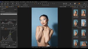 Красивая бронзовая тонировка в Capture One