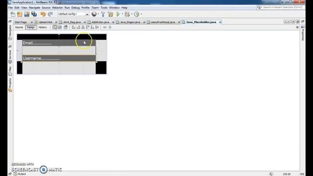Java - How To Add Placeholder Text To A JTextField In Java Using NetBeans [ with source code ]