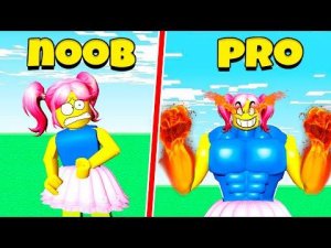 Прокачка НИНДЗЯ СИЛАЧА от НУБА до ПРО в Симулятор КАТАНЫ! Strong Ninja Simulator Roblox