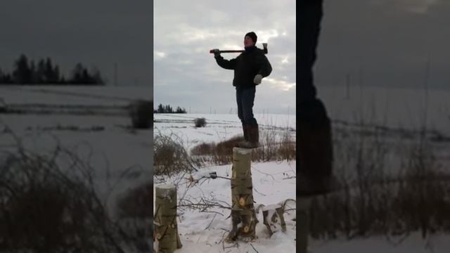 Как правильно рубить дрова:D смотреть онлайн
