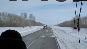 трасса Карасук- Новосибирск , 8.03.2013