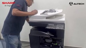 How To Unbox SHARP BP-20M22 and Do the basic Configuration