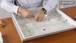 Переделка люминесцентного светильника в светодиодный на 220v